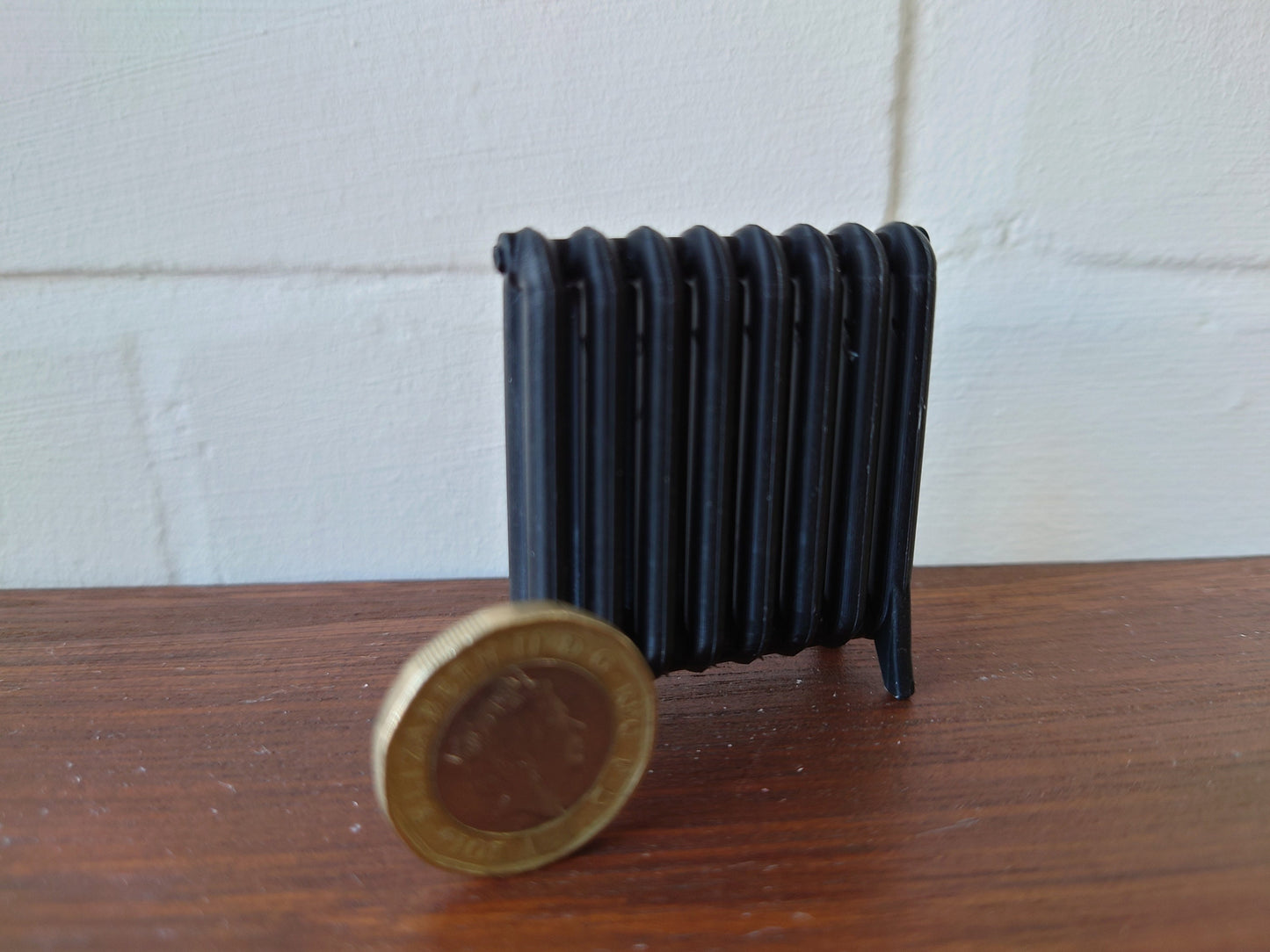 1/12 Scale Doll House Radiator - Traditional Cast Iron Style