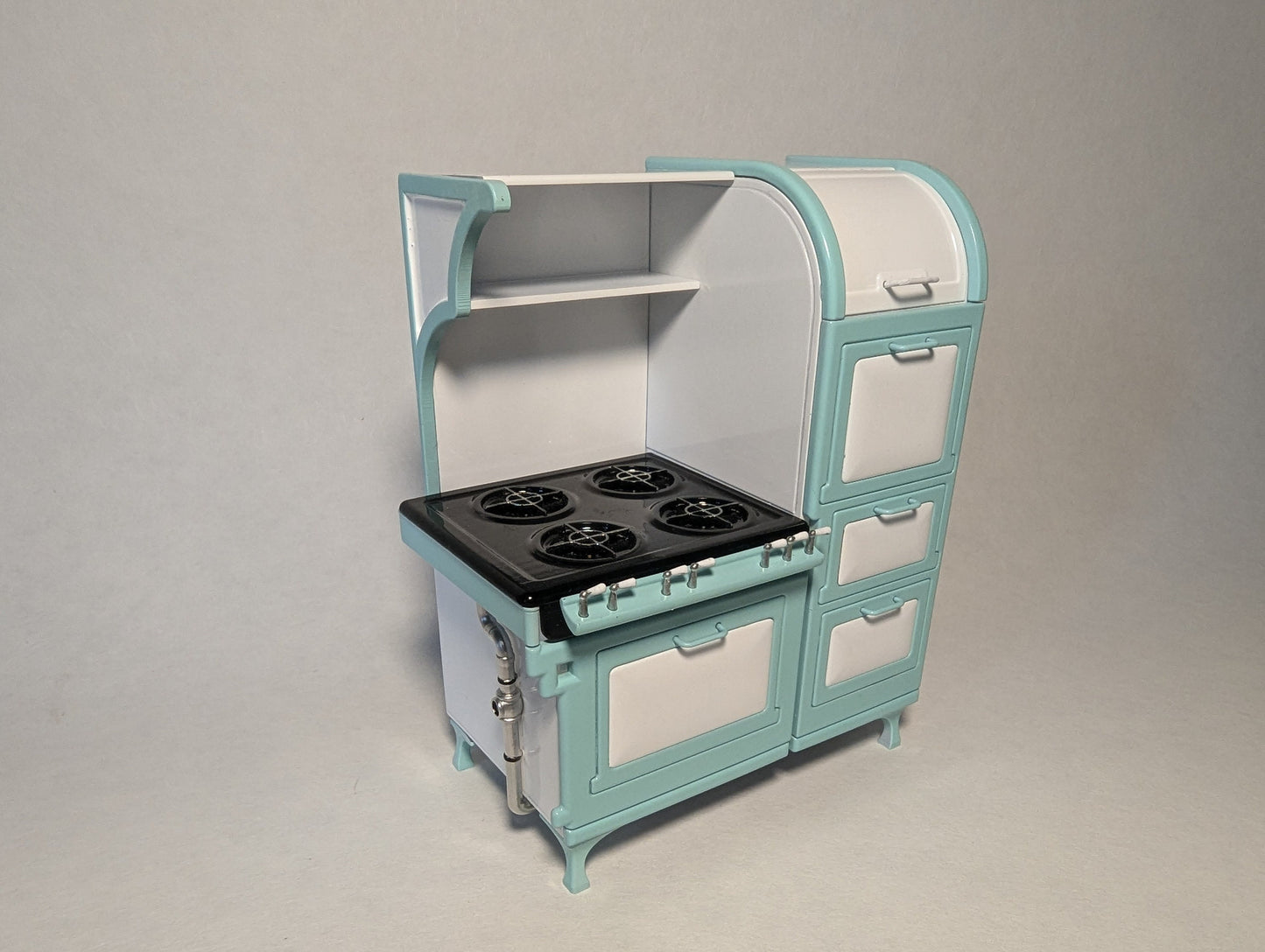 1940's Dollhouse Stove - Wedgewood Magic Chef Miniature Replica Oven.