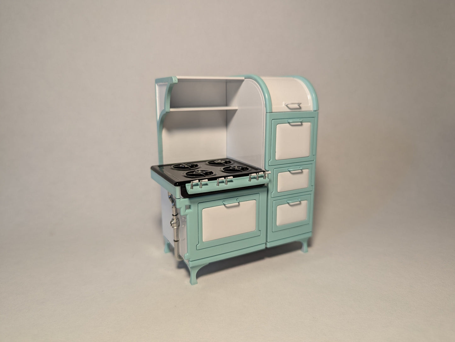 1940's Dollhouse Stove - Wedgewood Magic Chef Miniature Replica Oven.